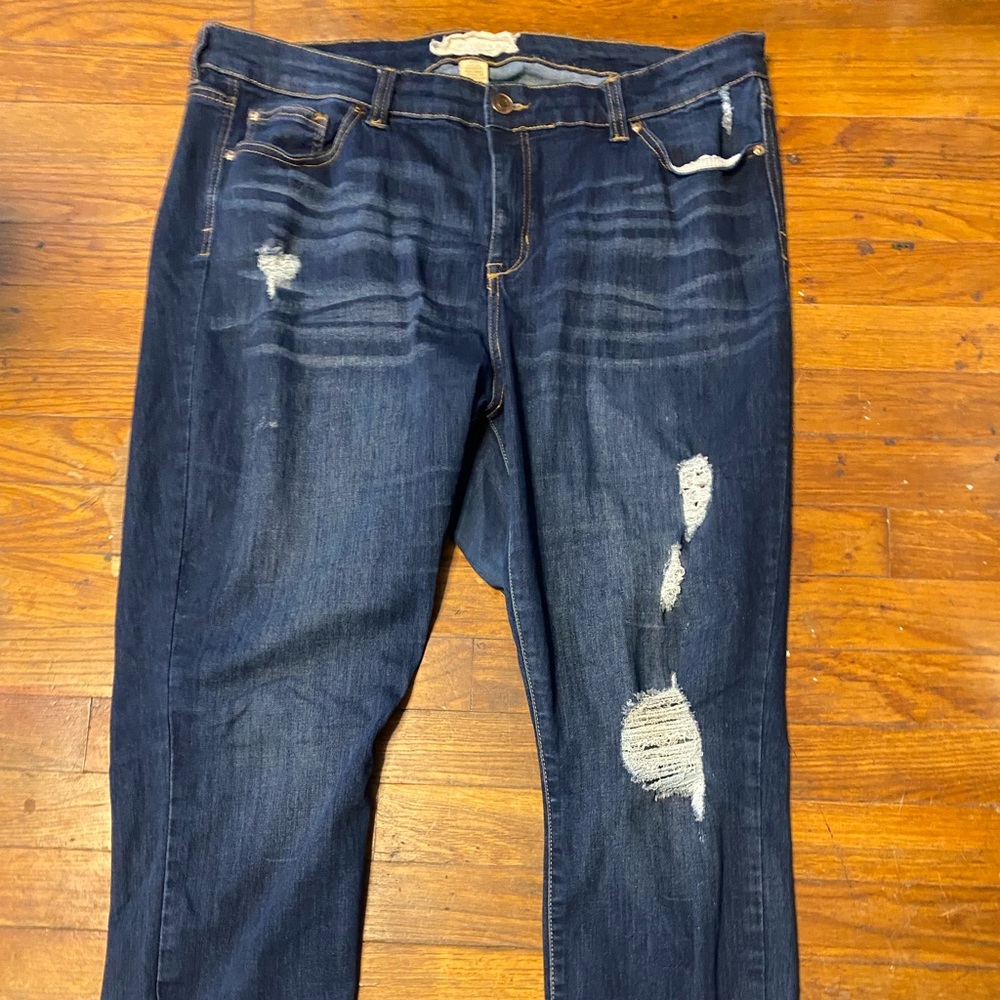 Dark Wash Altr’d State/A Beautiful Soul Skinny Jeans - distressed Size 18